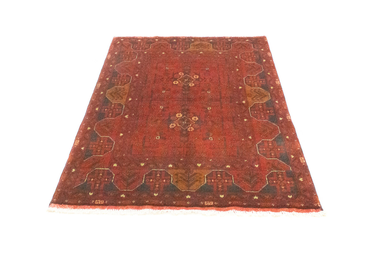 Tapis afghan - Kunduz - 154 x 100 cm - rouge