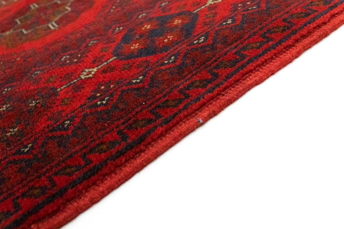 Tapis afghan - Kunduz - 151 x 102 cm - rouge