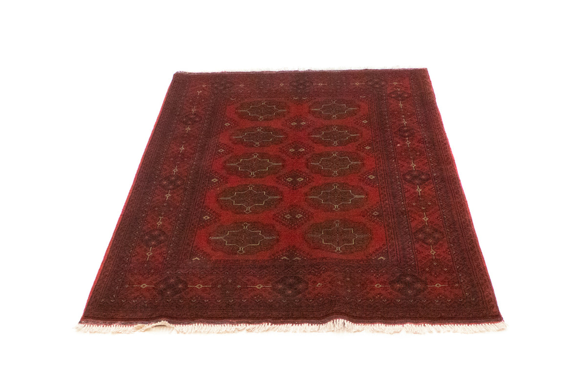 Tapis afghan - Kunduz - 151 x 102 cm - rouge