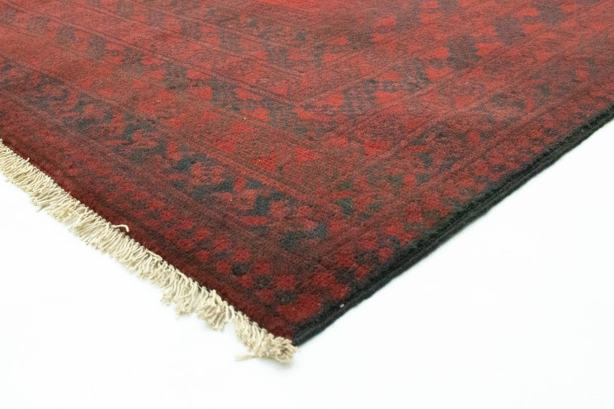 Tapis afghan - Filpa - 329 x 250 cm - rouge foncé