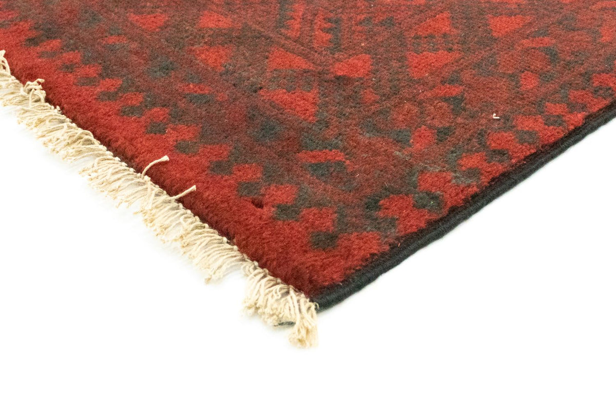 Tapis afghan - Filpa - 196 x 145 cm - rouge