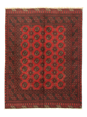 Tapis afghan - Filpa - 187 x 148 cm - rouge