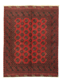 Tapis afghan - Filpa - 187 x 148 cm - rouge