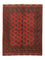 Tapis afghan - Filpa - 187 x 148 cm - rouge