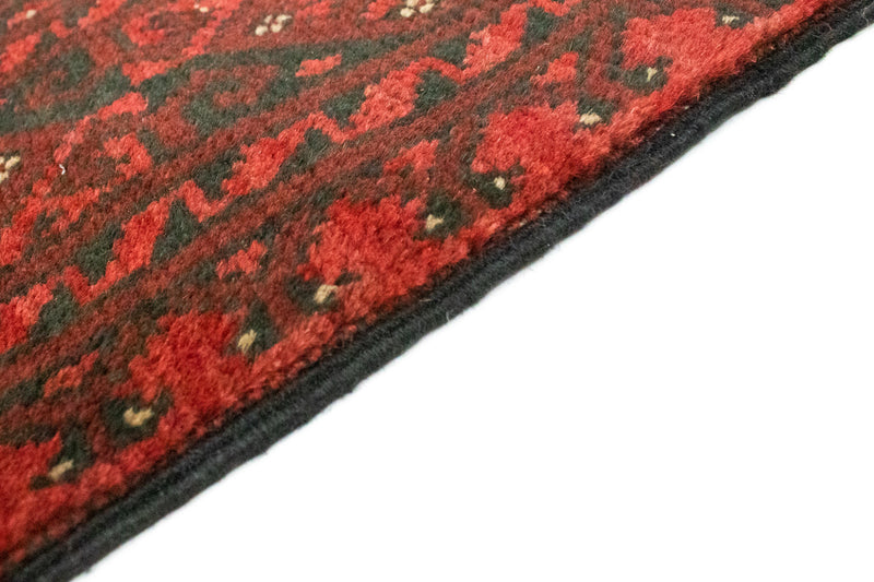 Tapis afghan - Filpa - 187 x 148 cm - rouge