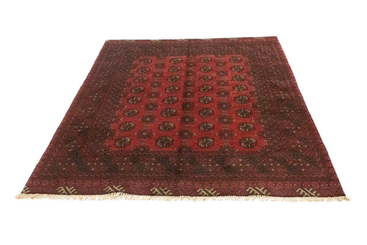 Tapis afghan - Filpa - 187 x 148 cm - rouge