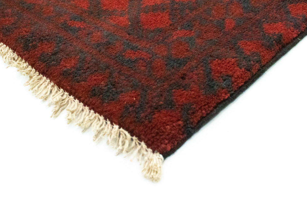 Tapis afghan - Filpa - 194 x 152 cm - rouge