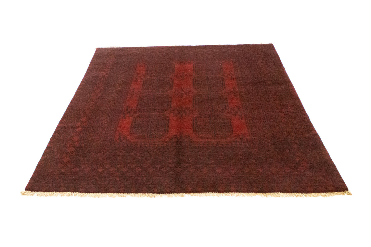Tapis afghan - Filpa - 194 x 152 cm - rouge