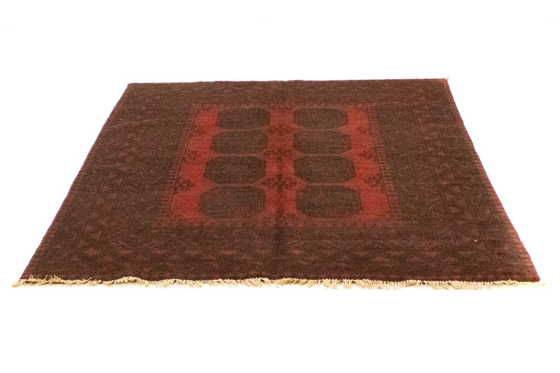 Tapis afghan - Filpa - 200 x 146 cm - rouge