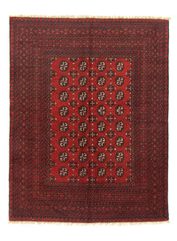 Tapis afghan - Filpa - 193 x 149 cm - rouge