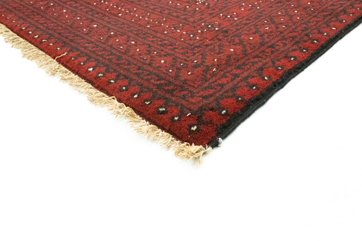 Tapis afghan - Filpa - 193 x 149 cm - rouge
