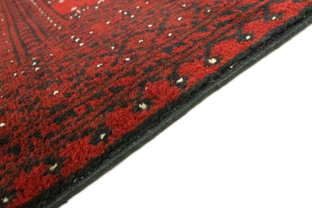 Tapis afghan - Filpa - 193 x 149 cm - rouge