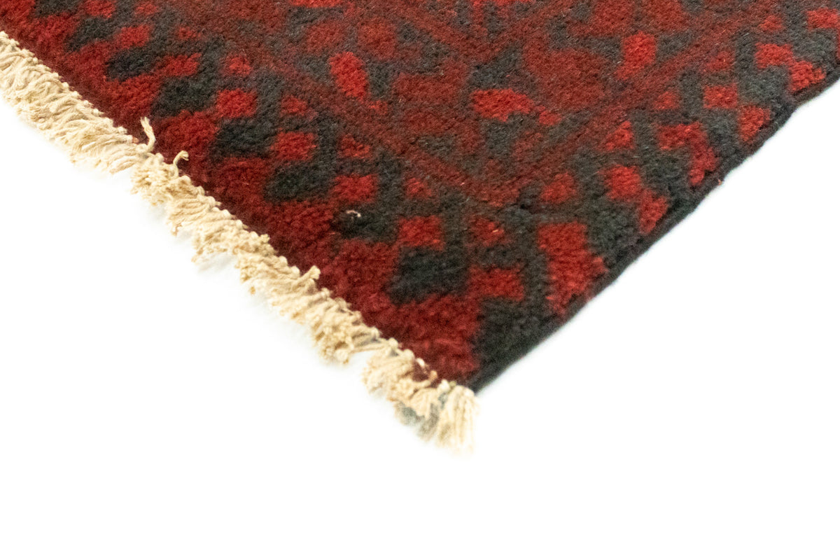 Tapis afghan - Filpa - 203 x 147 cm - rouge