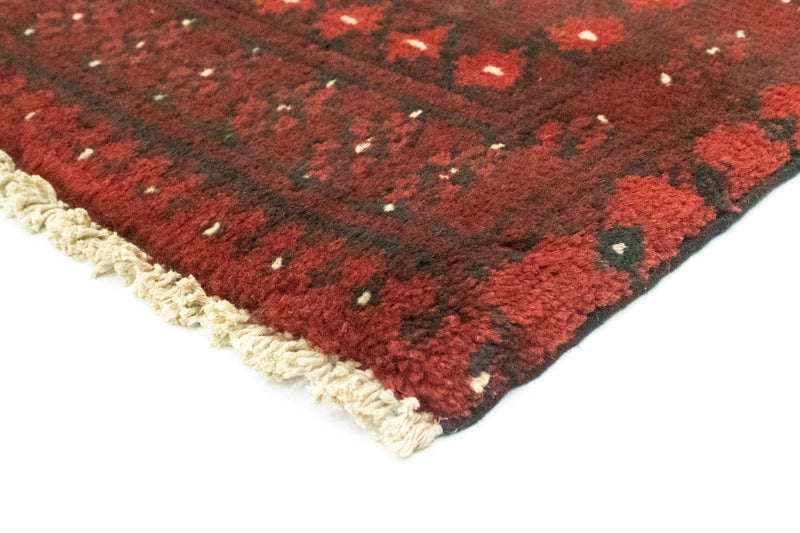 Tapis afghan - Filpa - 141 x 98 cm - rouge