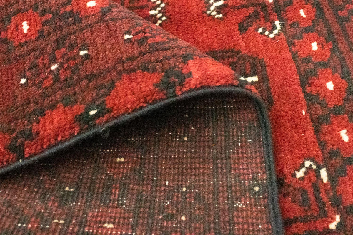 Tapis afghan - Filpa - 141 x 98 cm - rouge