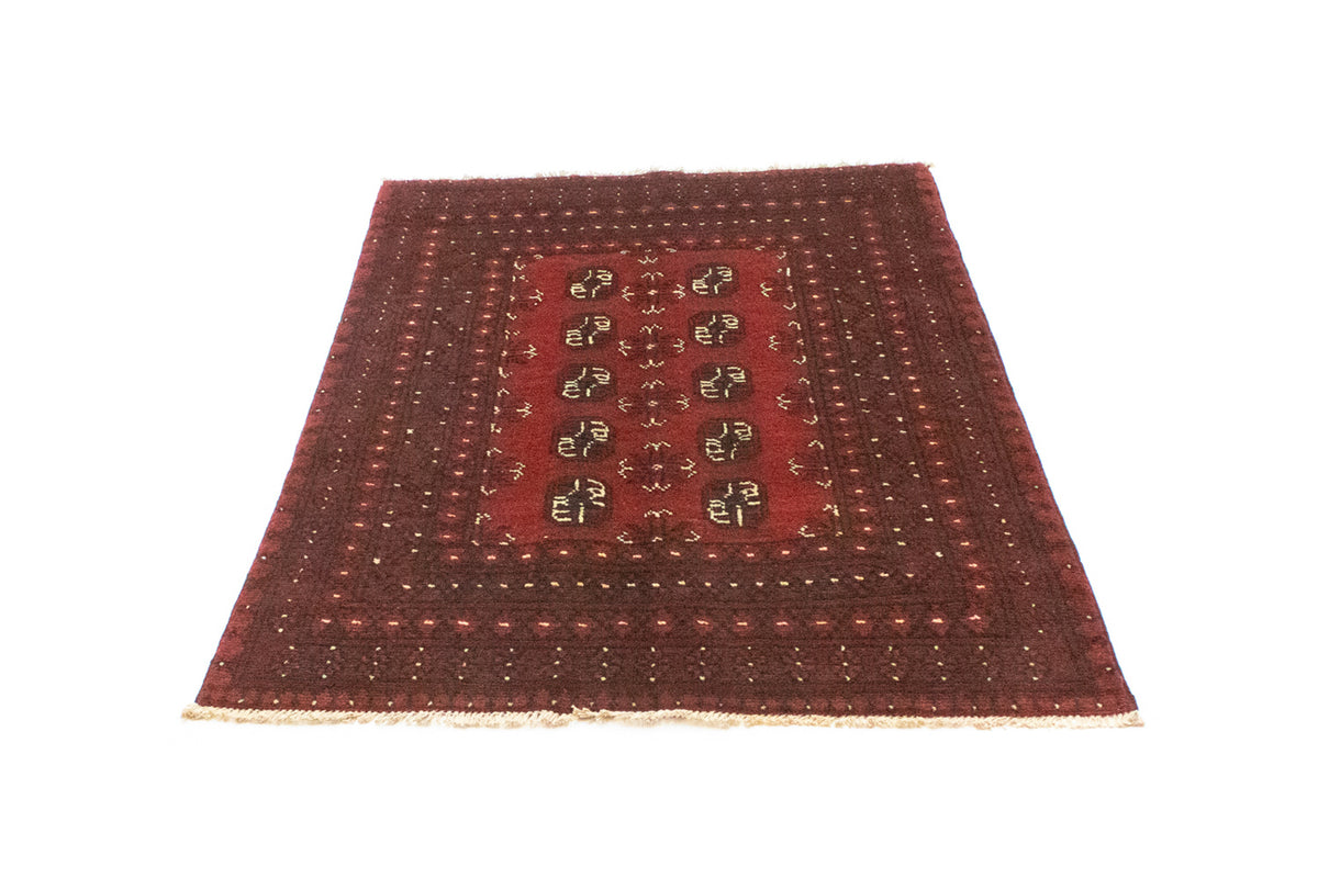 Tapis afghan - Filpa - 141 x 98 cm - rouge