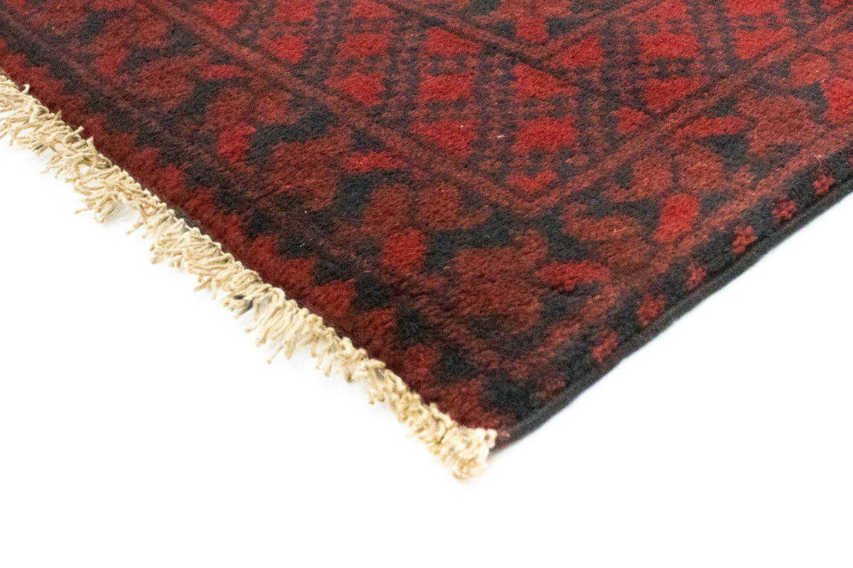 Tapis afghan - Filpa - 194 x 151 cm - rouge