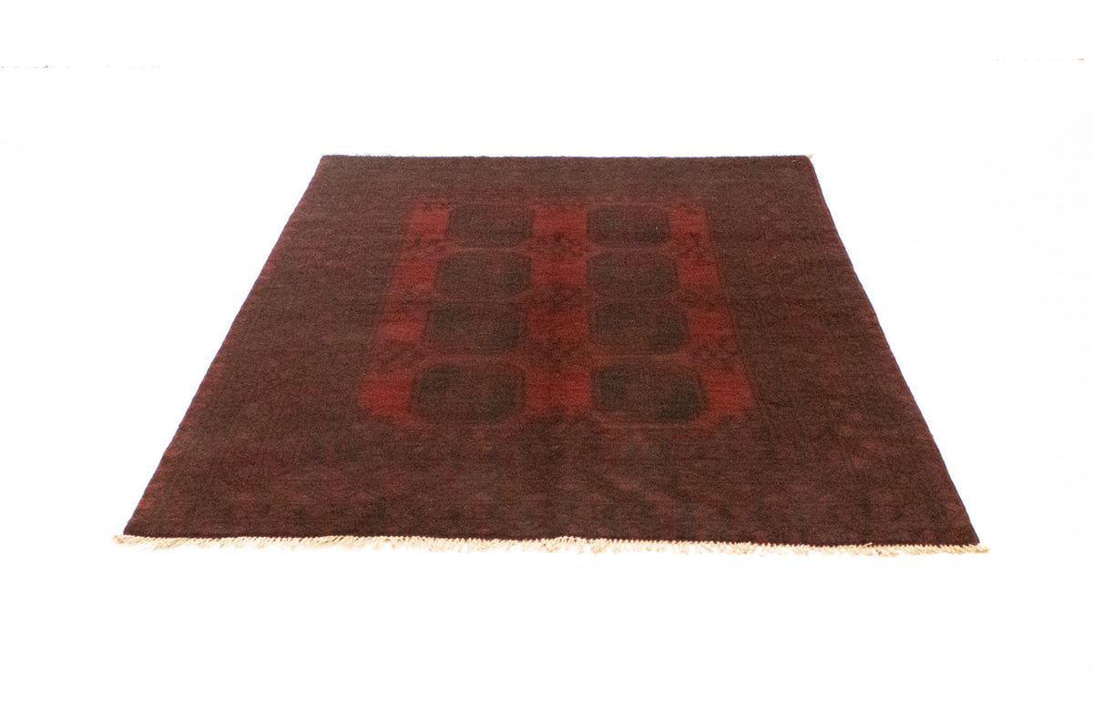 Tapis afghan - Filpa - 193 x 147 cm - rouge