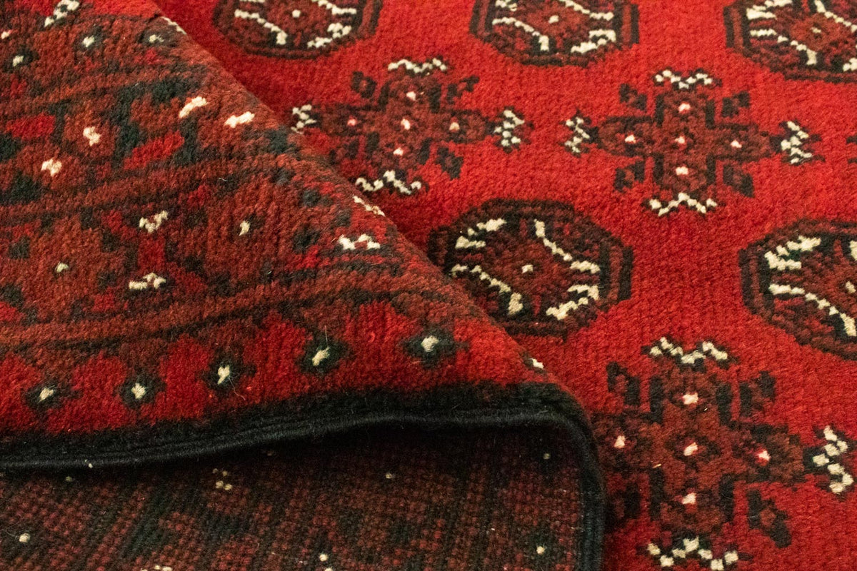 Tapis afghan - Filpa - 192 x 101 cm - rouge