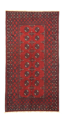 Tapis afghan - Filpa - 192 x 99 cm - rouge