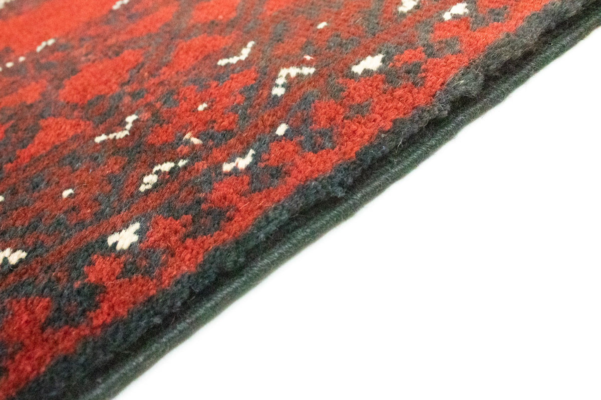 Tapis afghan - Filpa - 192 x 99 cm - rouge