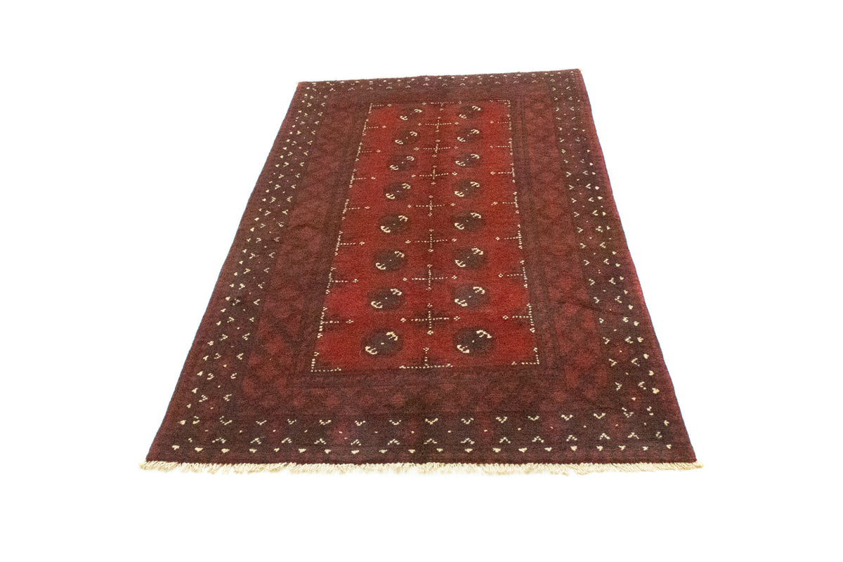 Tapis afghan - Filpa - 192 x 99 cm - rouge