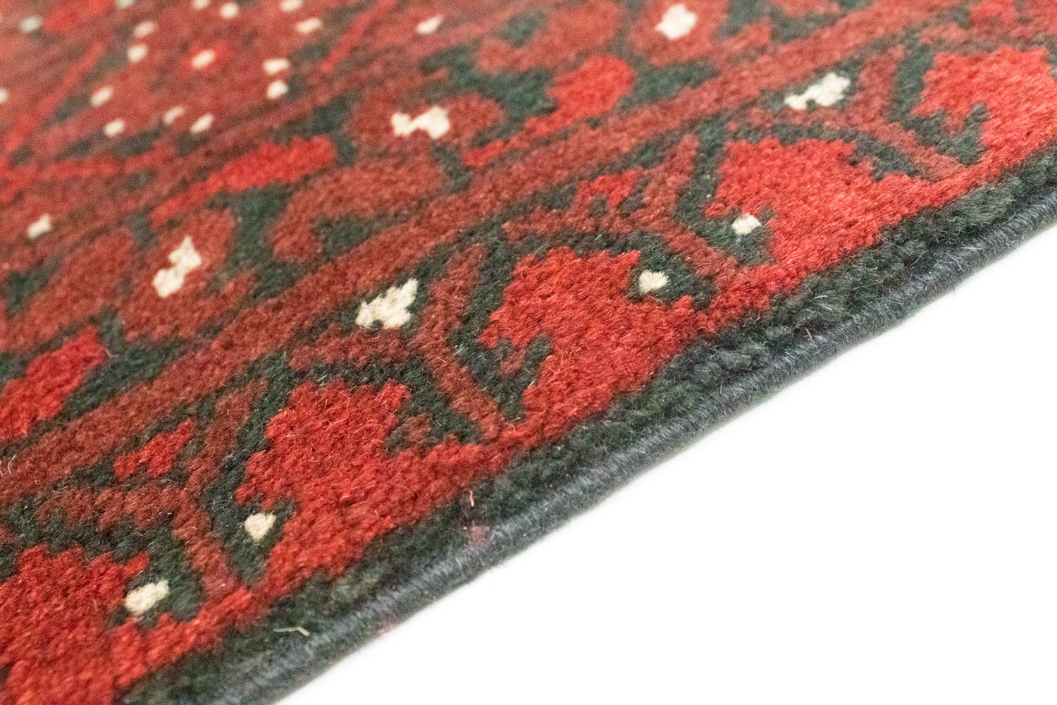 Tapis afghan - Filpa - 195 x 96 cm - rouge