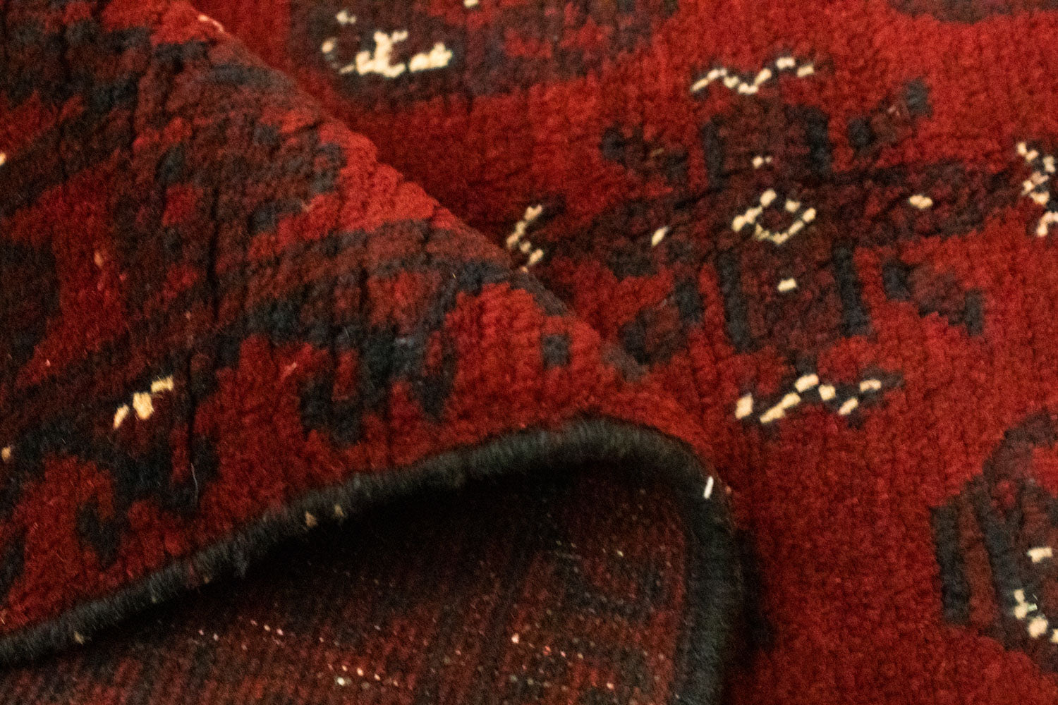 Tapis afghan - Filpa - 195 x 100 cm - rouge