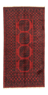 Tapis afghan - Filpa - 198 x 96 cm - rouge