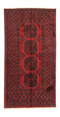 Tapis afghan - Filpa - 198 x 96 cm - rouge