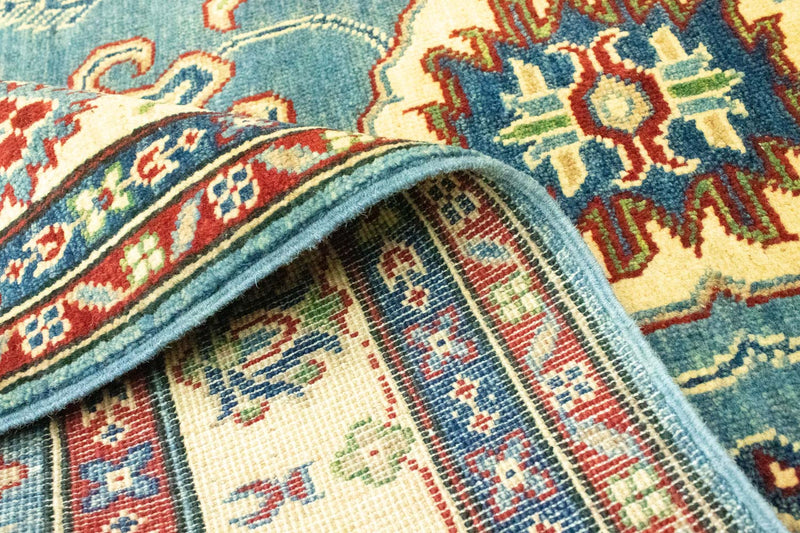 Tapis Ziegler - Kazak - 183 x 117 cm - bleu de mer