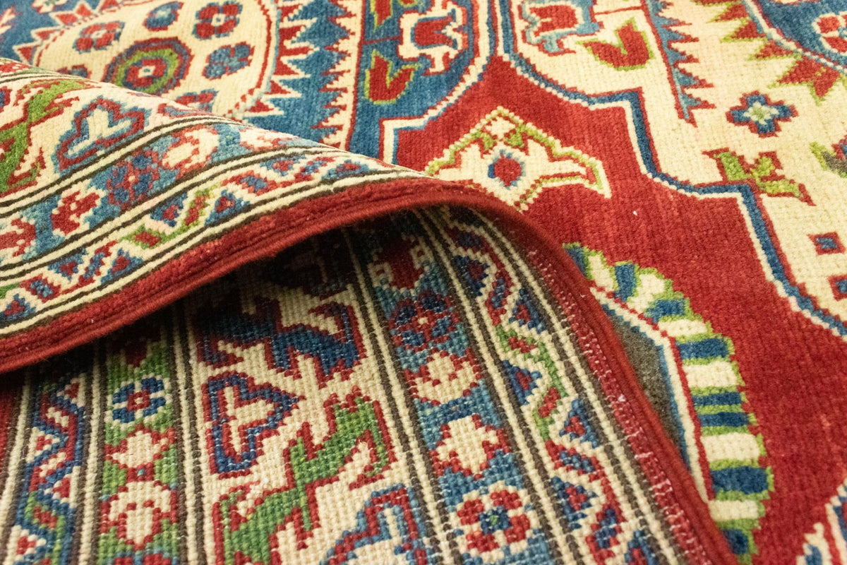 Tapis Ziegler - Kazak - 198 x 157 cm - rouge foncé