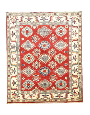 Tapis Ziegler - Kazak - 199 x 146 cm - rouge foncé