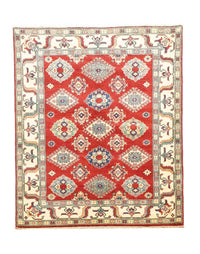 Tapis Ziegler - Kazak - 199 x 146 cm - rouge foncé