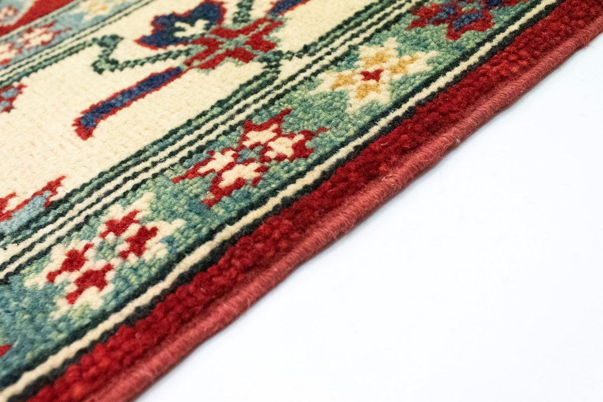 Tapis Ziegler - Kazak - 199 x 146 cm - rouge foncé