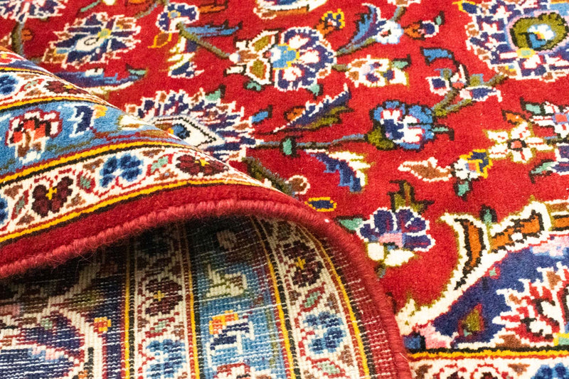 Tapis persan - Keshan - 362 x 251 cm - rouge foncé