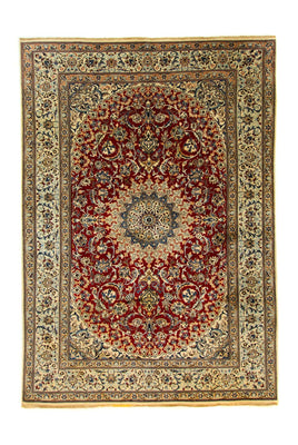 Tapis persan - Nain - 356 x 244 cm - rouge