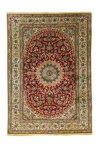 Tapis persan - Nain - 356 x 244 cm - rouge