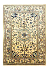 Tapis persan - Nain - 339 x 239 cm - blanc naturel