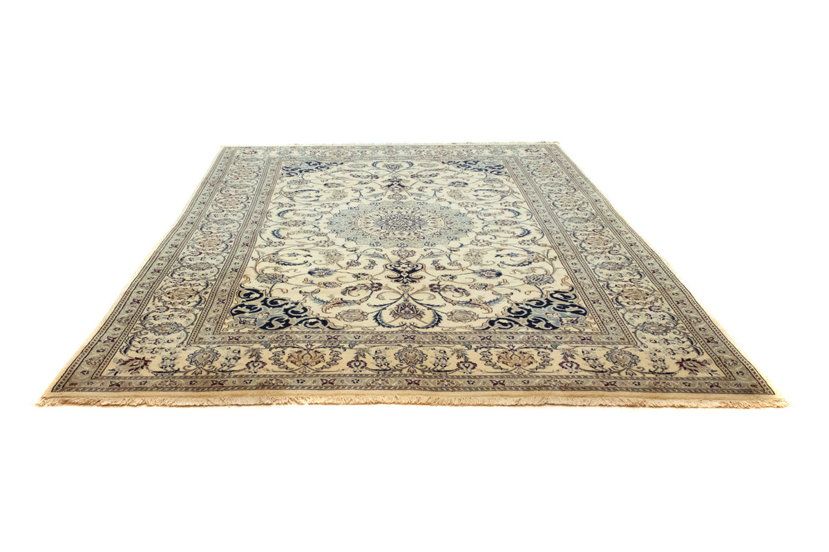 Tapis persan - Nain - 339 x 239 cm - blanc naturel