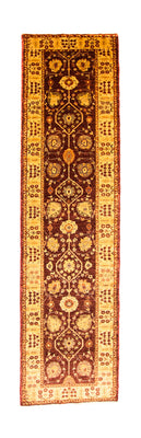 Tapis de couloir Tapis Ziegler - 347 x 81 cm - marron foncé