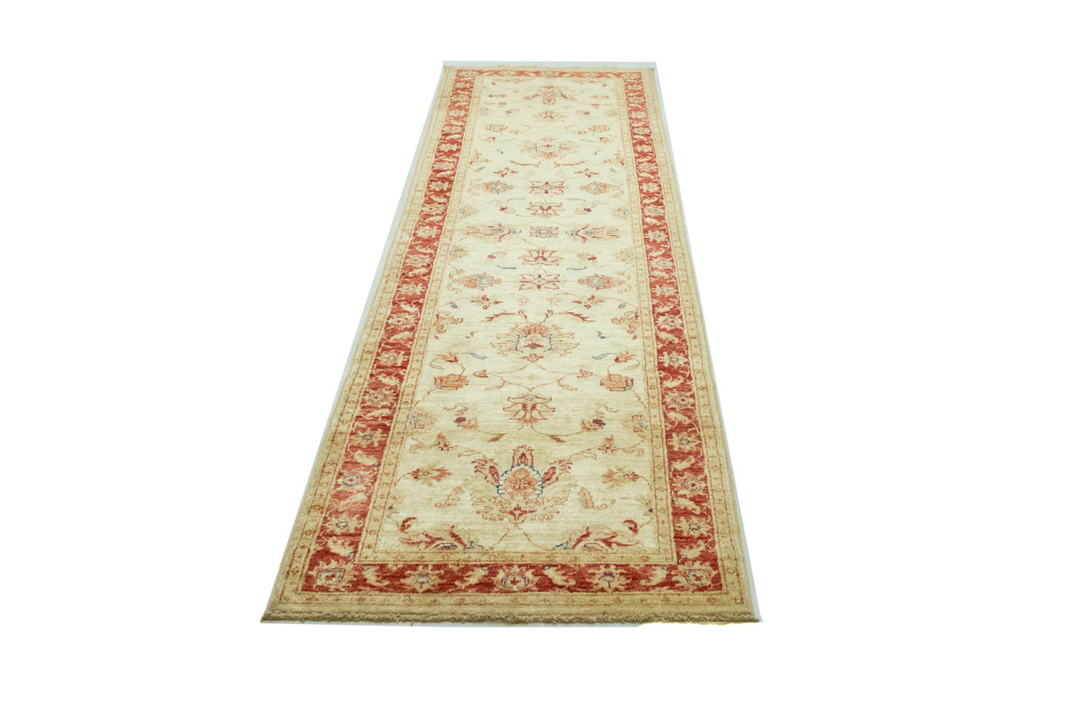 Tapis de couloir Tapis Ziegler - 299 x 80 cm - beige clair