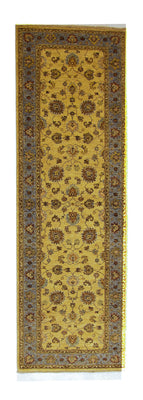 Tapis de couloir Tapis Ziegler - 250 x 80 cm - jaune moutarde