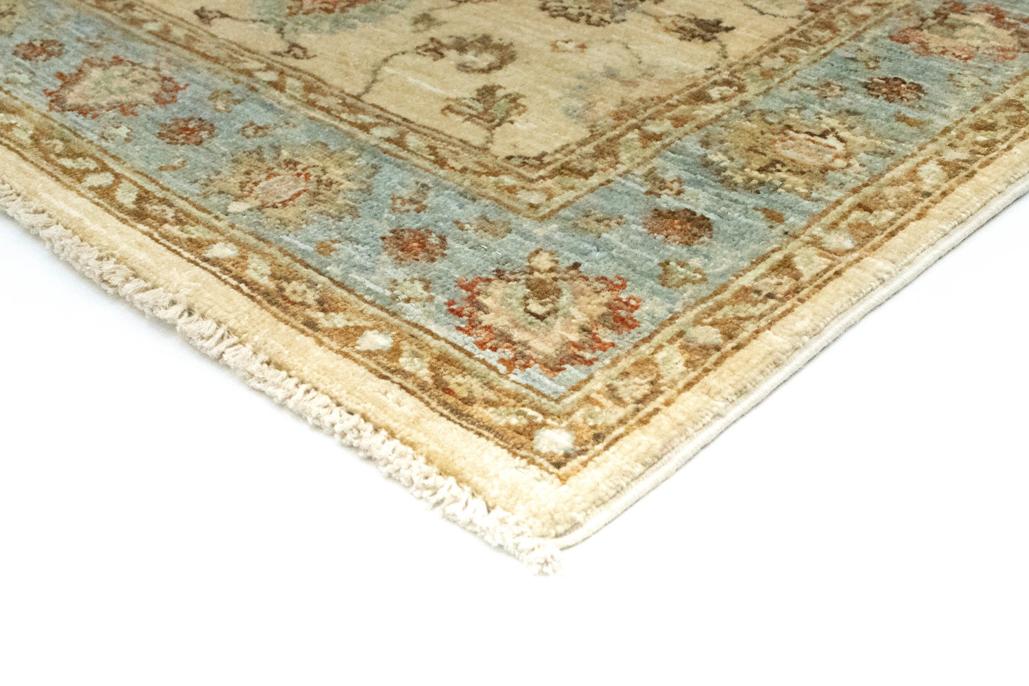 Tapis de couloir Tapis Ziegler - 250 x 80 cm - jaune moutarde