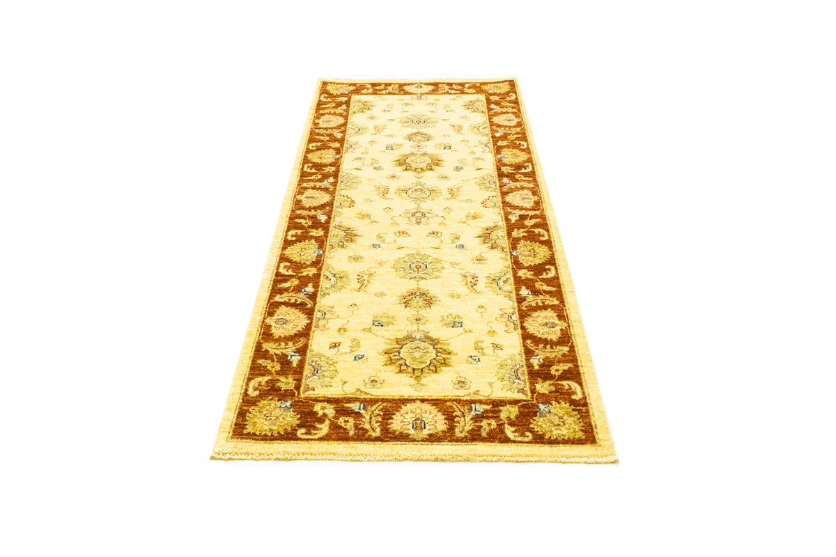 Tapis de couloir Tapis Ziegler - 203 x 81 cm - beige clair