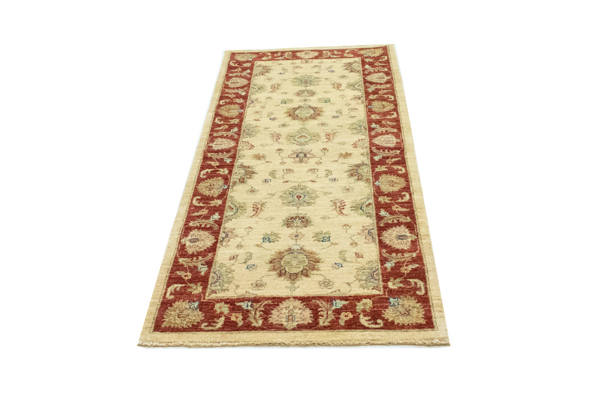 Tapis de couloir Tapis Ziegler - 204 x 80 cm - beige clair