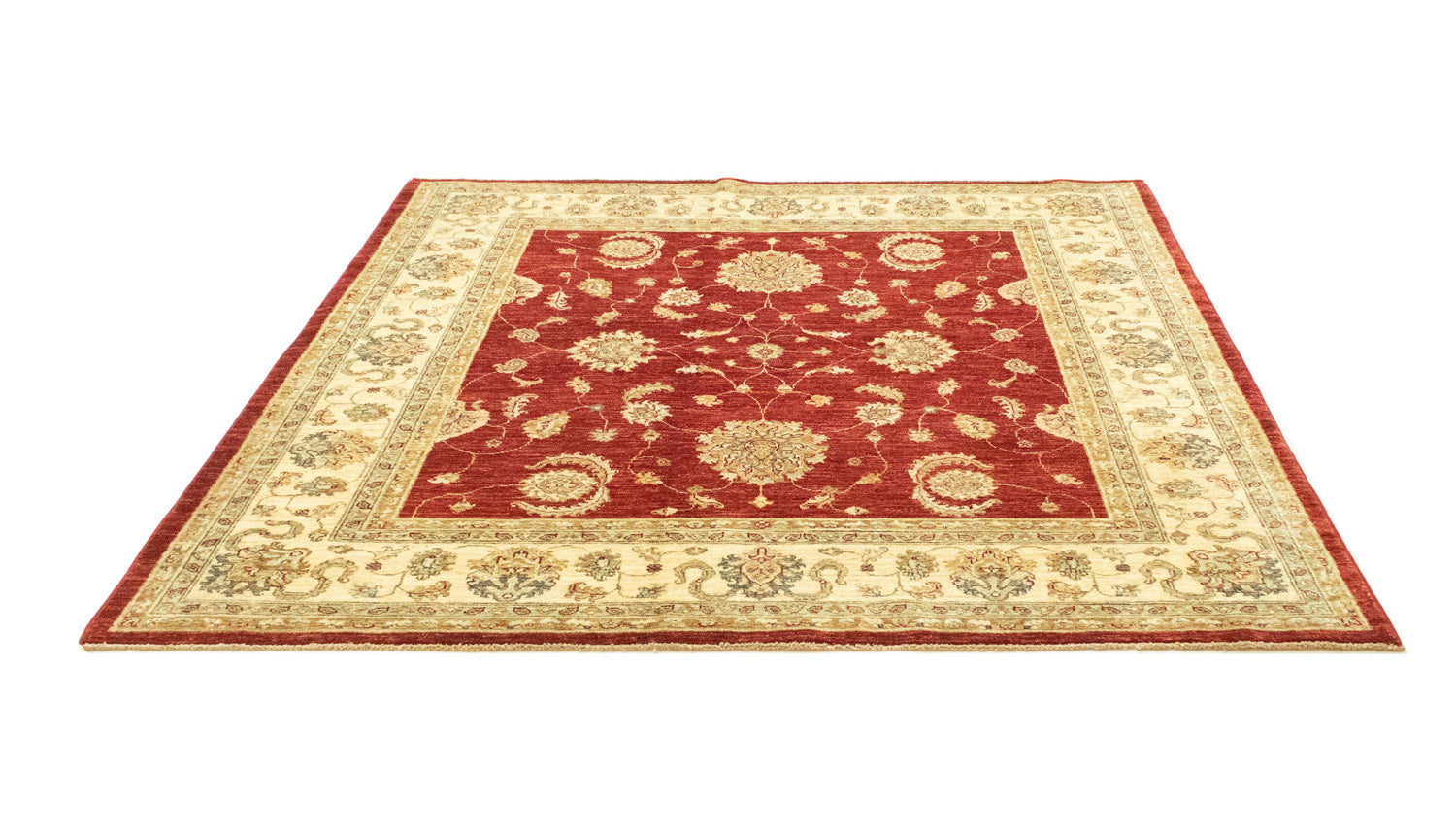 Tapis Ziegler carré  - 178 x 176 cm - rouge