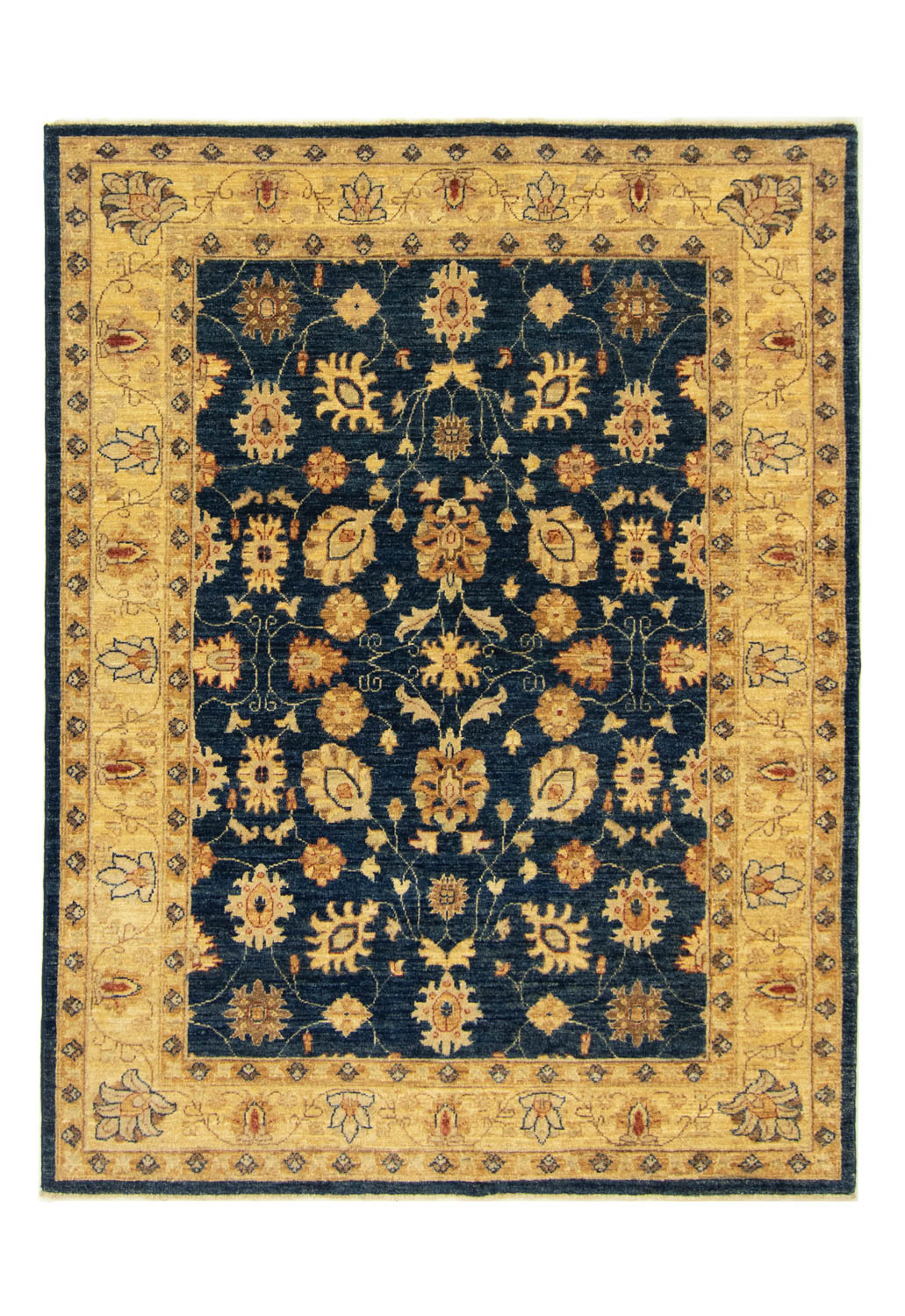 Tapis Ziegler - 195 x 148 cm - bleu
