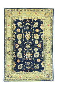 Tapis Ziegler - 149 x 100 cm - bleu foncé