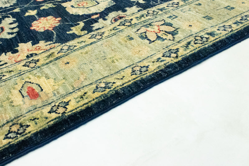 Tapis Ziegler - 149 x 100 cm - bleu foncé